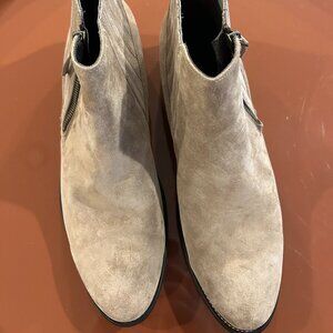 Paul Green Suede Booties - size 10
